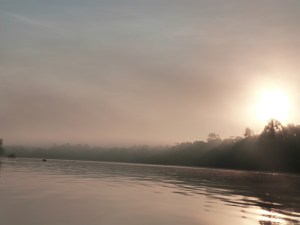 Sunrise on the Kinabatangan River