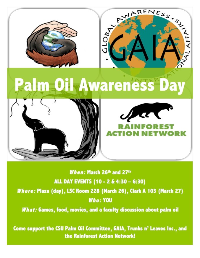 Palm Oil Awareness Flier