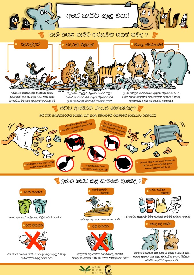 garbage-poster-sinhala-plus-logo